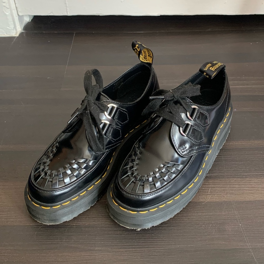Dr. Martens Sidney Leather Creeper Platform Shoes